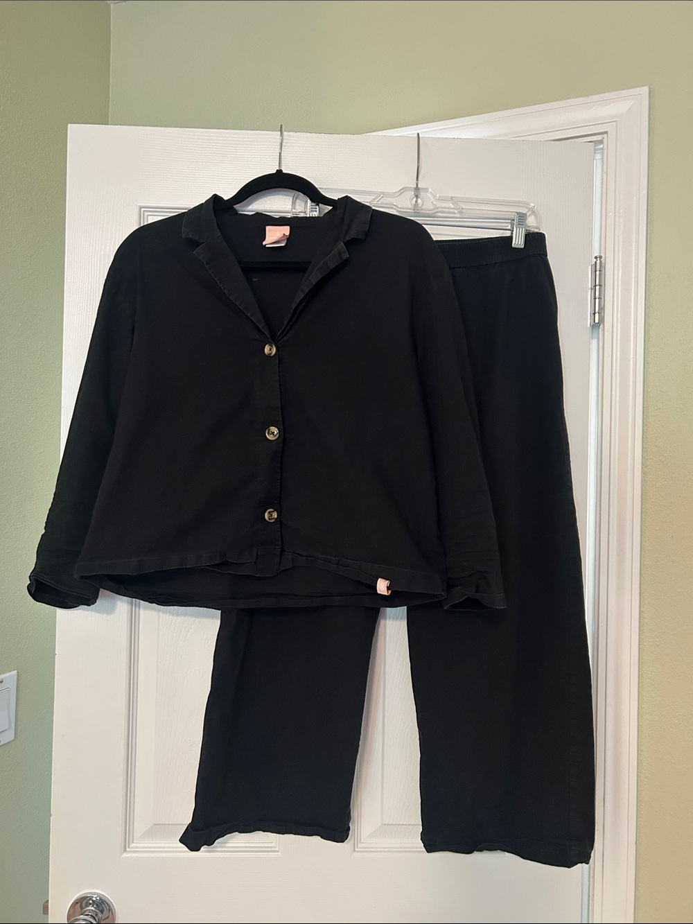 Thirdlove Cotton Blend Button Front Pajamas